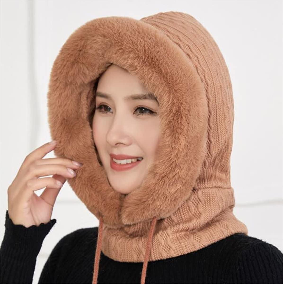 Berretto Invernale Cappello Invernale Scaldacollo Per Cappello Invernale, Copricapo Per Pattinaggio Sci Russo Cappello Scaldacollo In Soffice Pelliccia Cappello Invernali