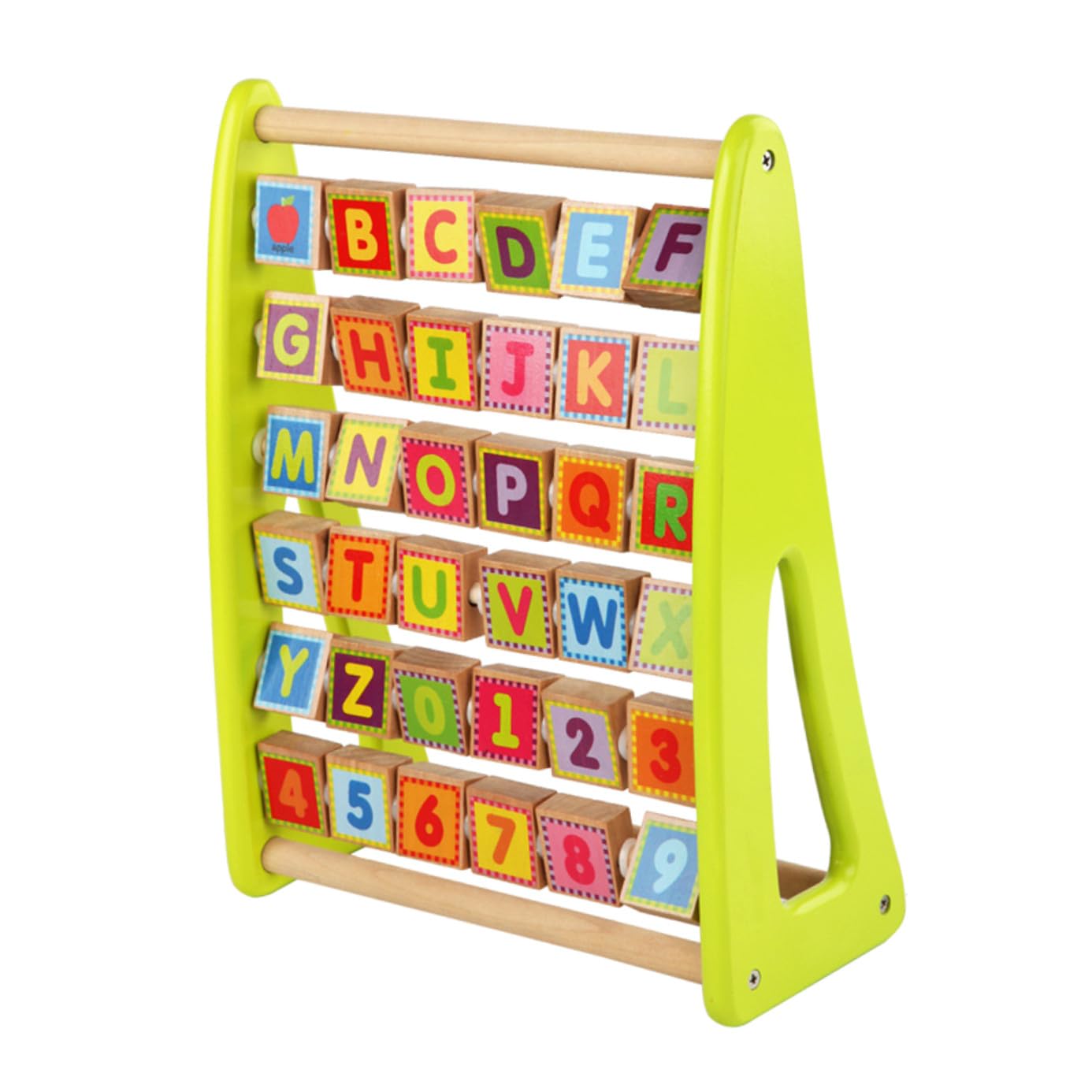 Tablero del Alfabeto Multifunción Decoracion Colegio, Juguete de Madera