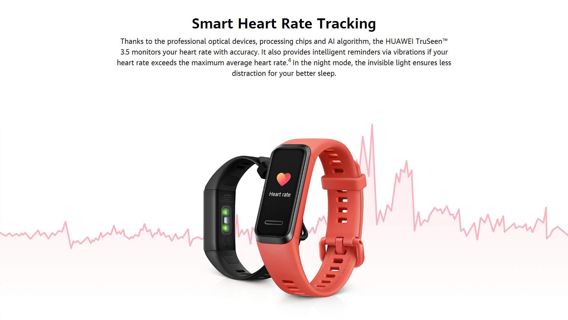 HUAWEI Band 4 Bracelet connecté Noir