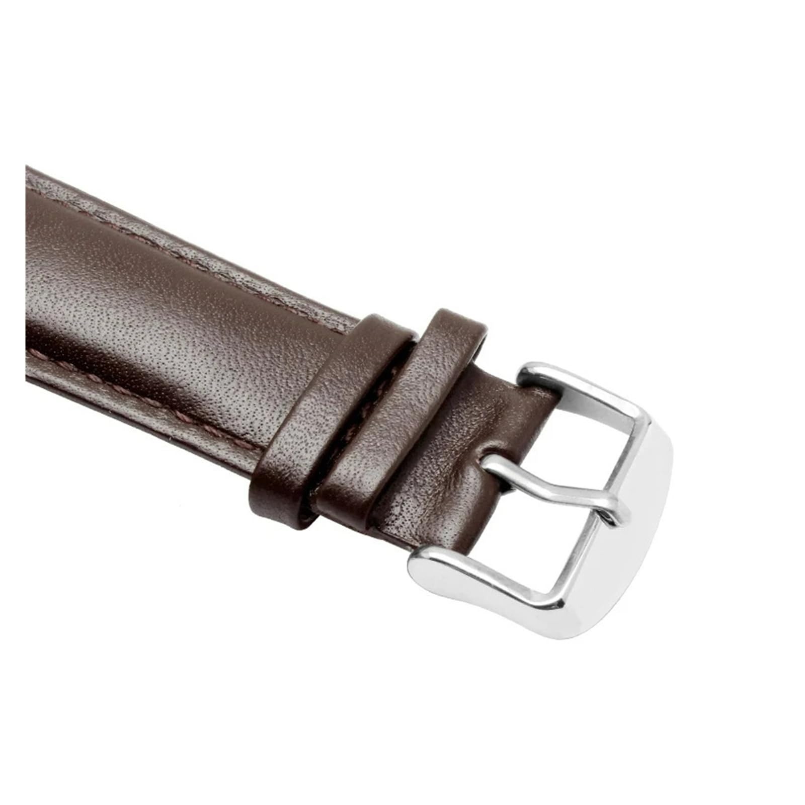 LUGEMA Correa De Repuesto De Cuero Genuino De 24 X 16 Mm, Color Negro Y Marrón, Compatible Con Timex T2N739, T2N721 Y 720.