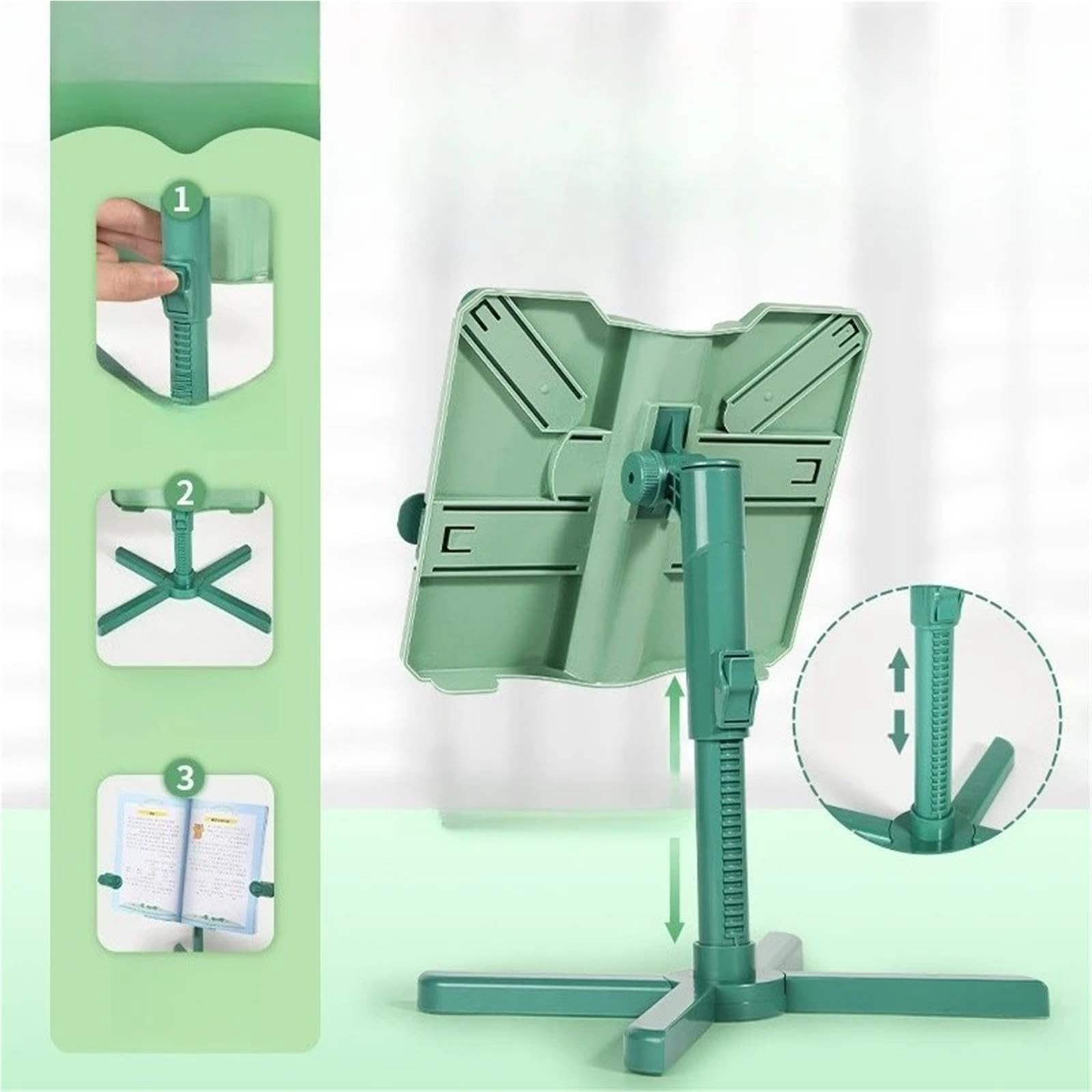 Atril Estudio Soporte de libro plegable ajustable