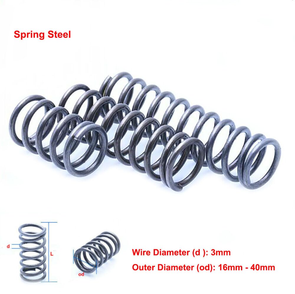Molla Di Compressione - HELICAL - A Filo Piatto / Per Attrezzi - Foto 6