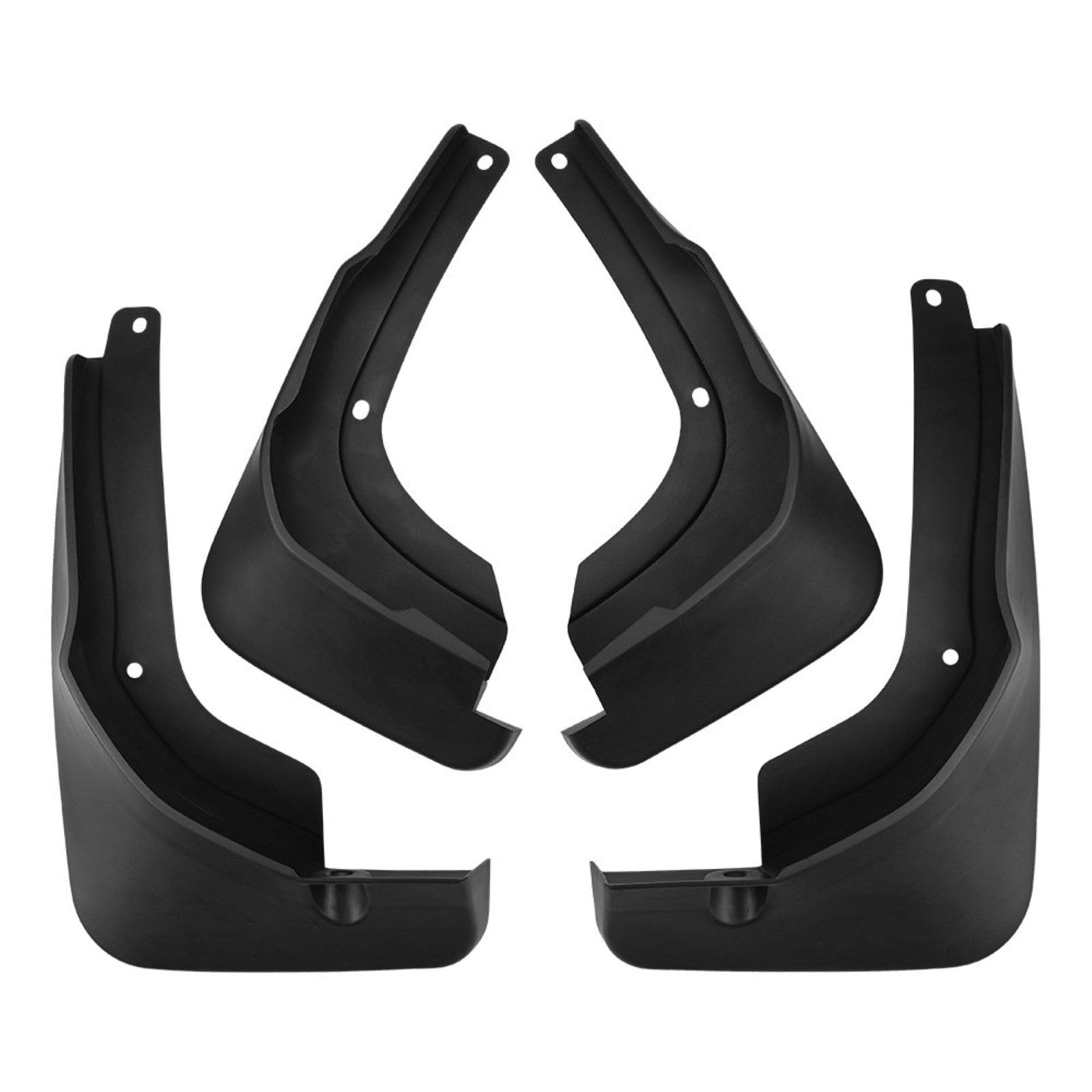 CDQSB 4 Pcs Car Mud Flaps for Baojun 730 2016, Front Rear Fenders Splashproof Splash Guards Mudflaps Protects Accessories
