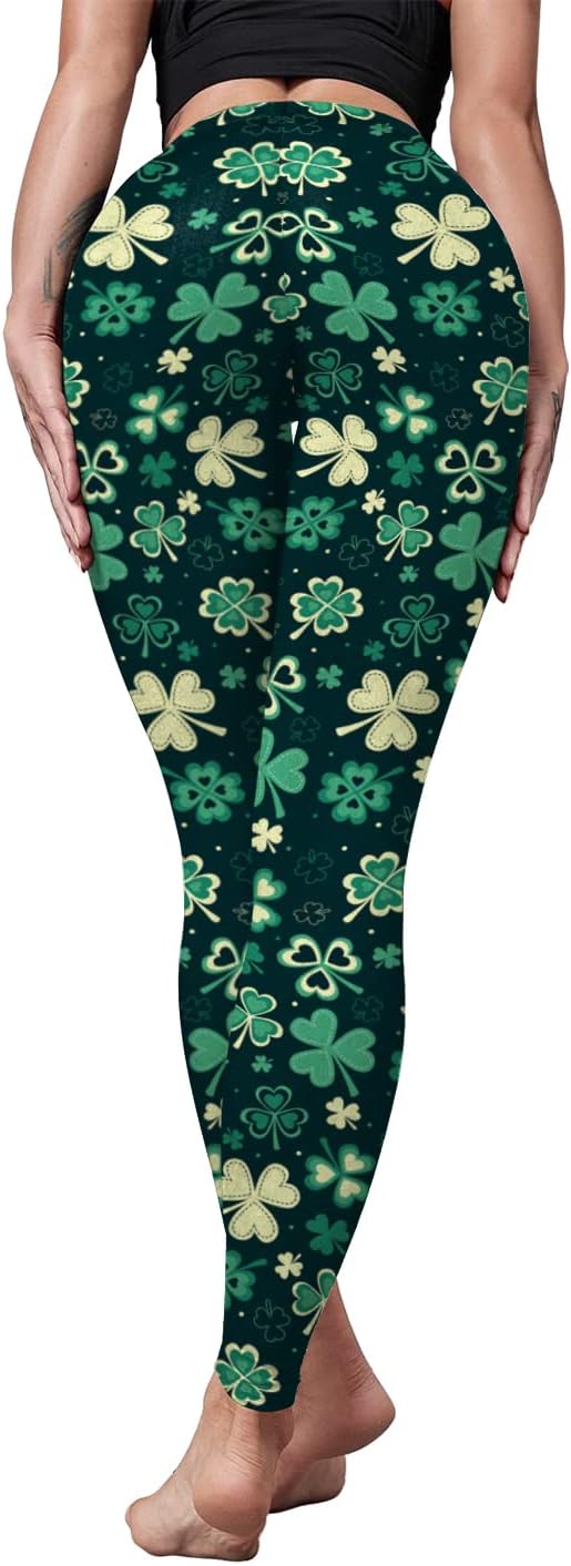🍀 St. Patrick's Day Leggings: Shamrock & Green Outfit Ideas!