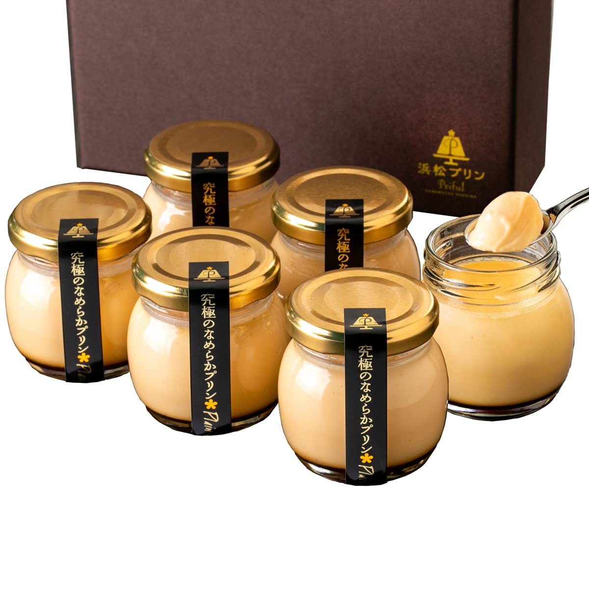 浜松プリン 究極のなめらかプリン6個セット 手作り 受注生産 スイーツ ギフト 高級 人気 お取り寄せ 天然バニラビーンズ100%使用