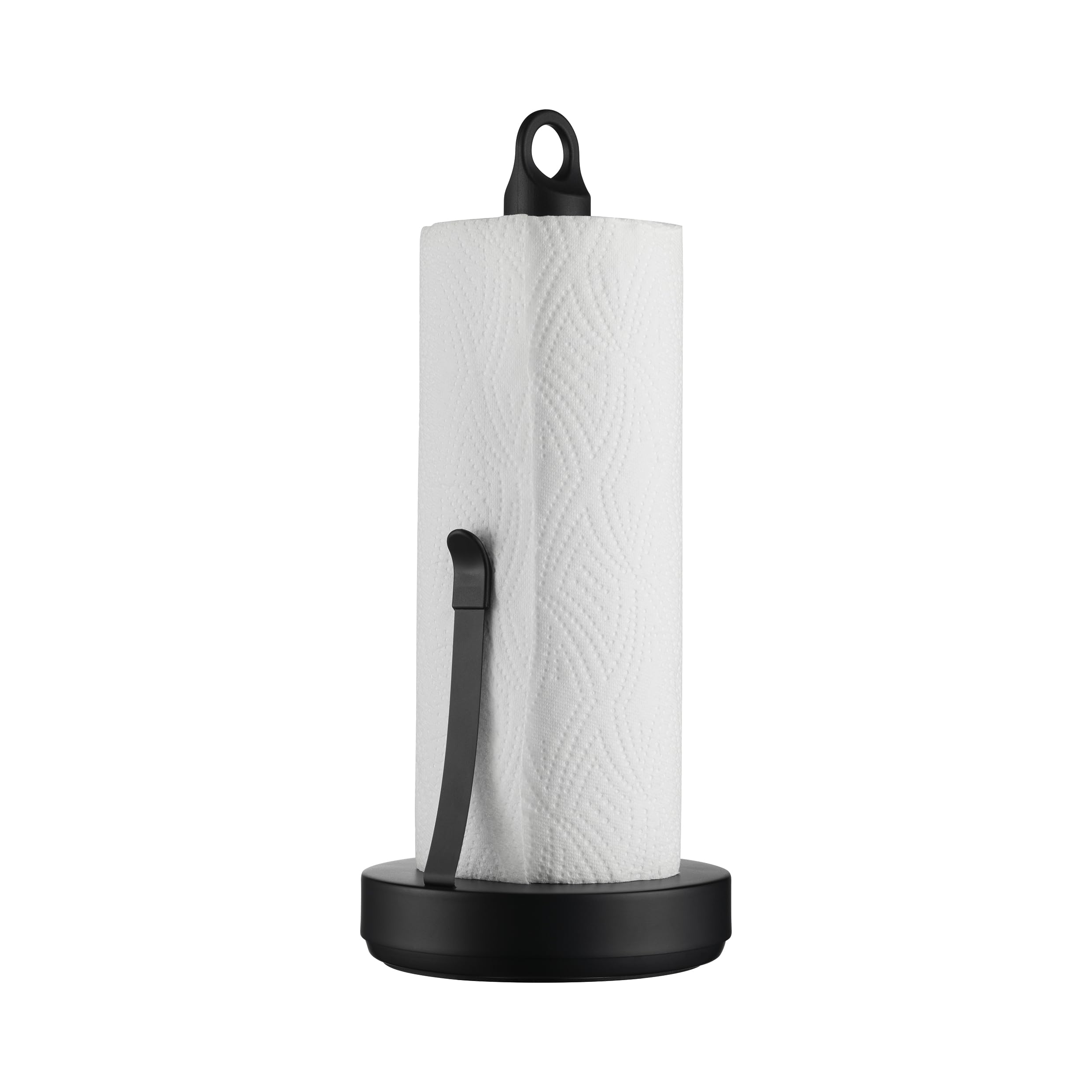 blomus -Loop 64364 - Portarrollos de cocina, tecnología innovadora, práctico ayudante doméstico, color negro