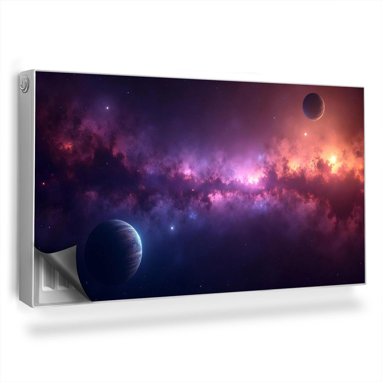 Couverture magnétique pour radiateurs 110x60 cm tapis design espace