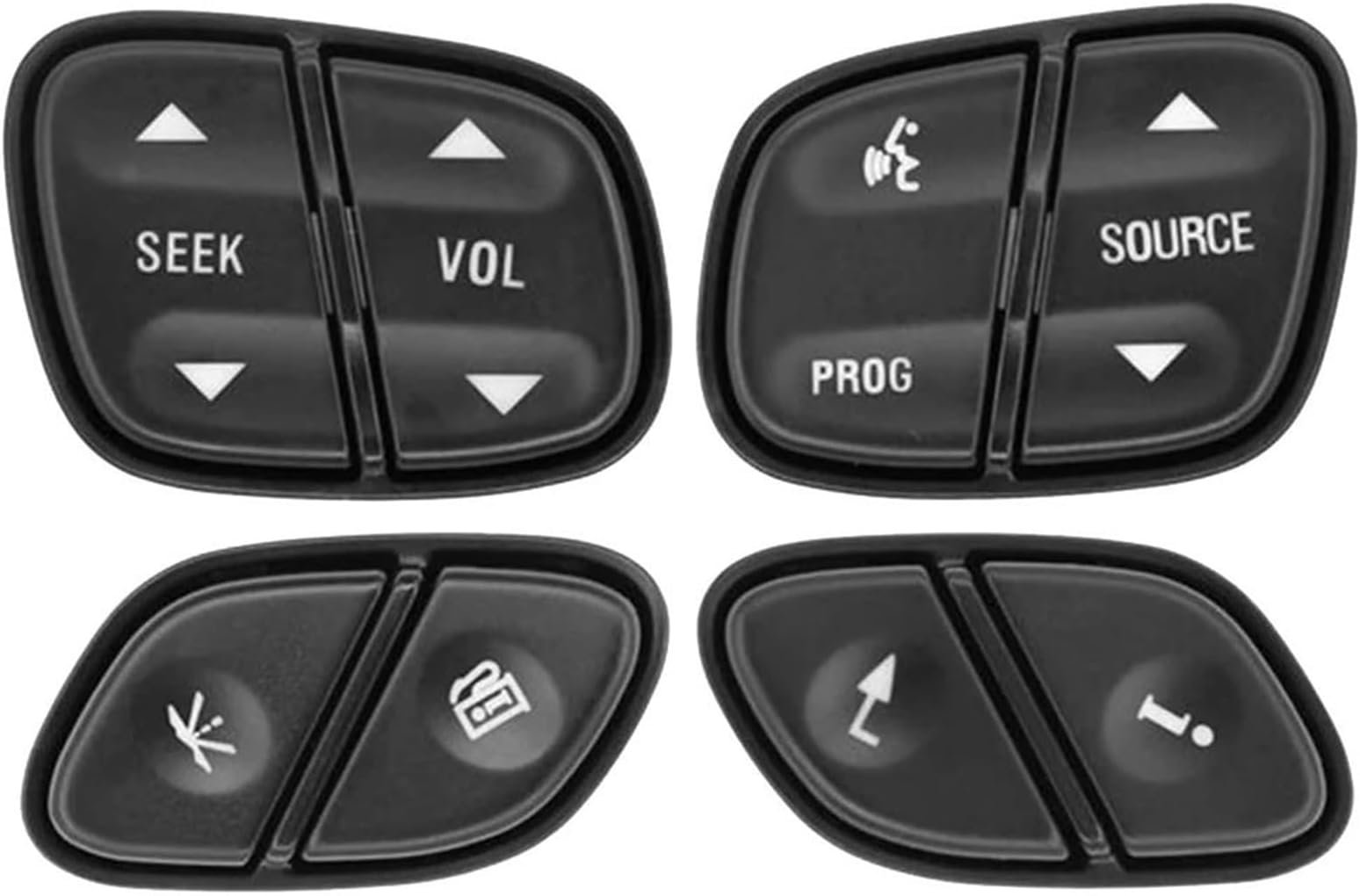 Car Interior Mouldings LED Light Steering Wheel Radio Source Switch 1999442 For GMC For Yukon For Hummer H2 For Chevy For Avalanche For Silverado Auto Interior