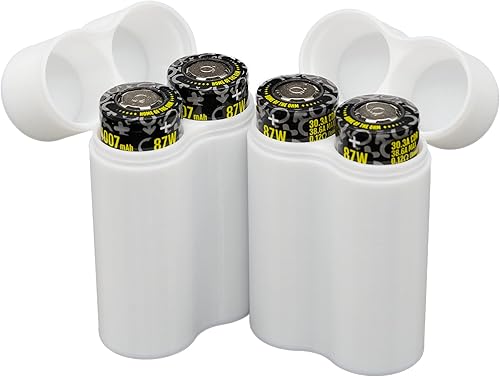 Funda para batería Slimline 21700, material suave y duradero - Paquete de 2 (soporta 2 baterías)