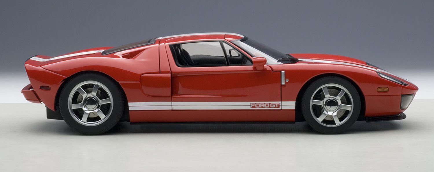 Amazon | AUTOart 1/18 フォード GT '04 (レッド・ホワイト