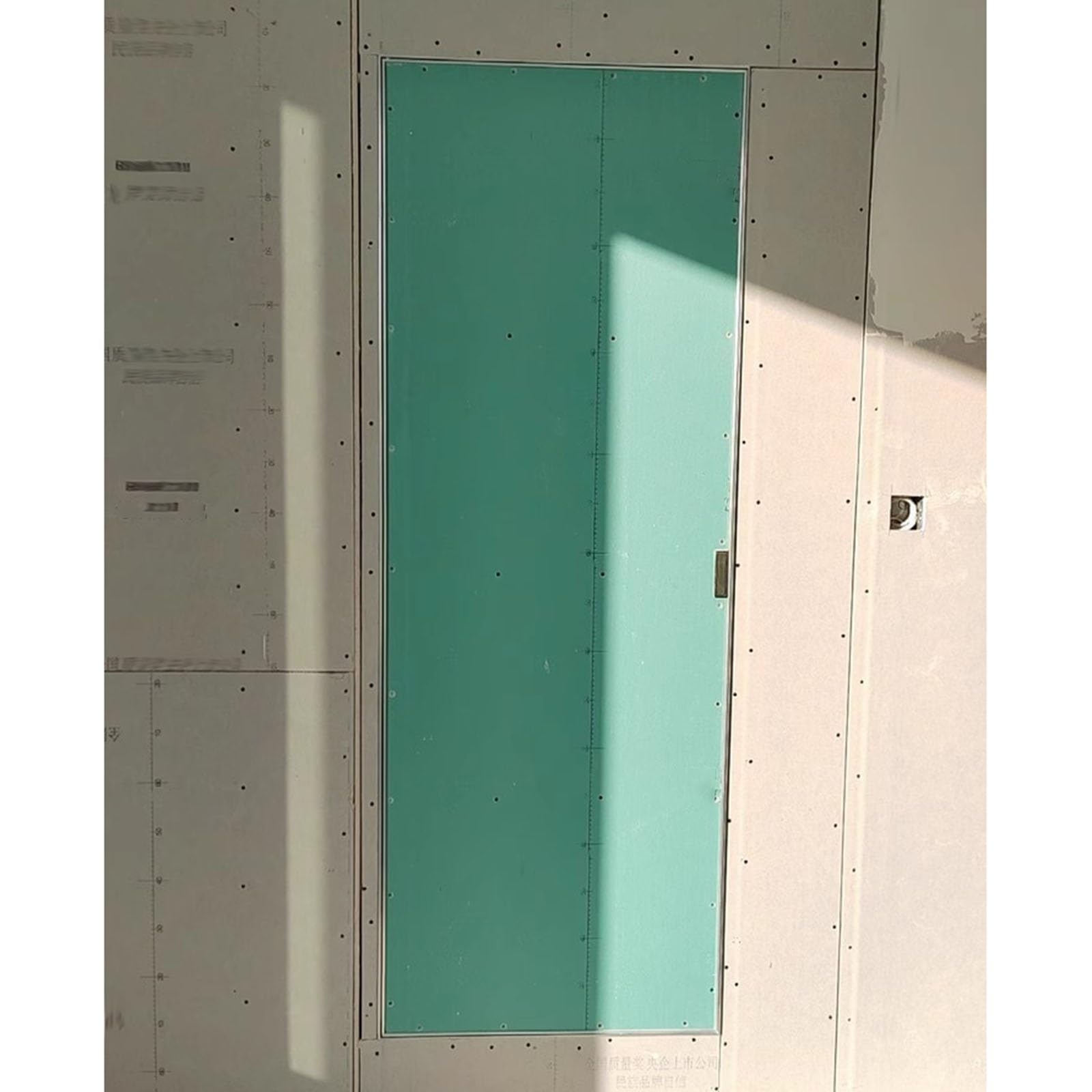 panel de acceso escondido yeso Panel de acceso personalizable para paneles de yeso con dispositivo de bloqueo, Puerta oculta pintable para instalaciones eléctricas, Cubierta para agujeros en la pared