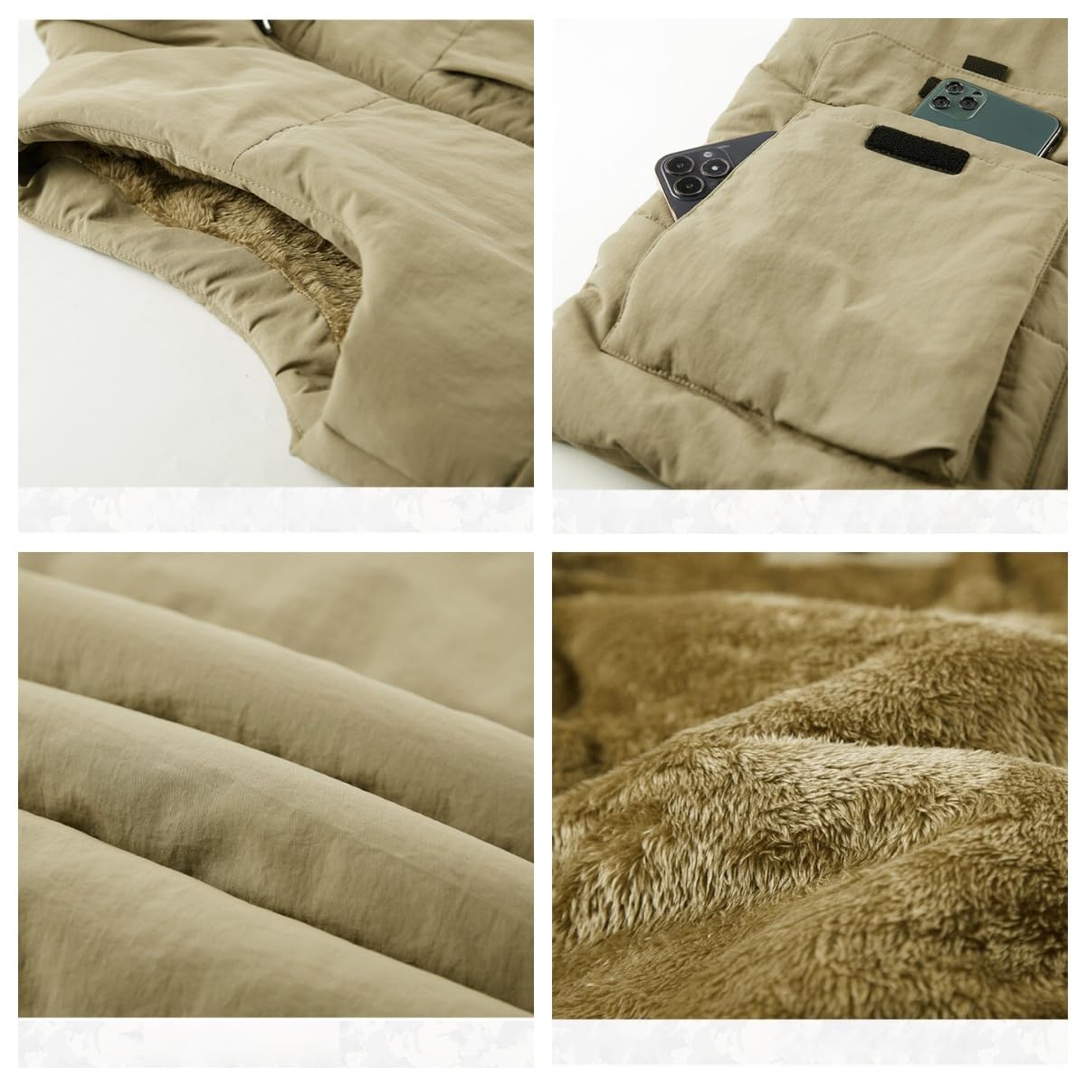 Gilet Da Uomo,Gilet Imbottito Invernale Caldo Da Uomo, Foderato In Pile Spesso, Senza Maniche, Leggero, Antivento, Con Collo Alto, Per Viaggi, Escursionismo, Golf