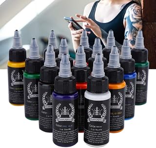 30Ml/Bottle 14 Colors Tattoo Ink Set,Professional Makeup Tattoo Ink Pigment Beautymisc Pigment Permanent Makeup Tattoos For Ink For Professional Machine