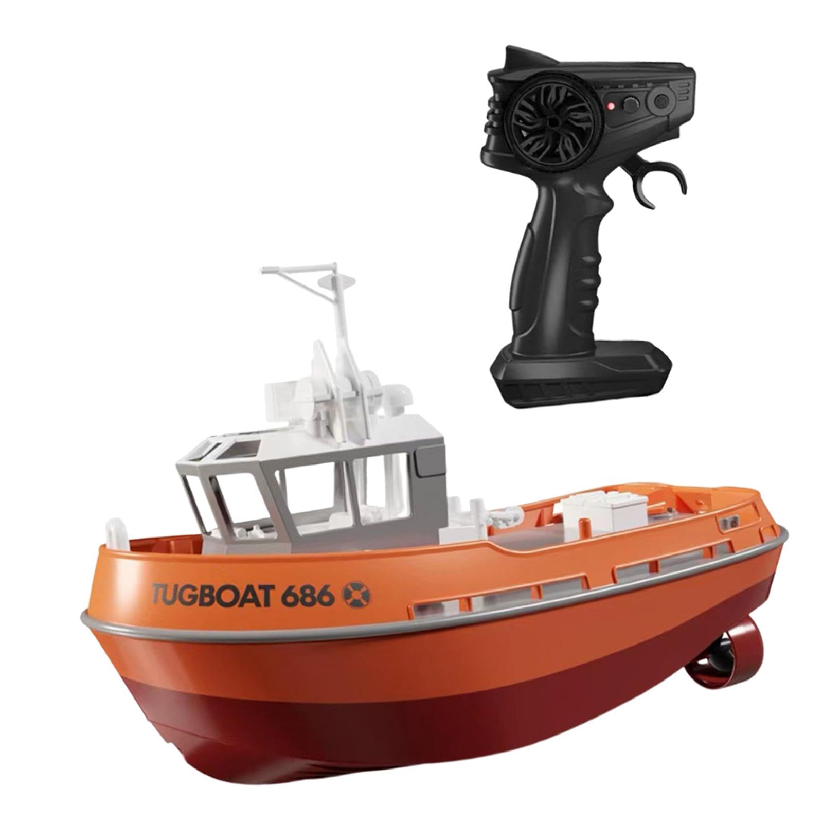 1/72 RC Schlepper mit Fernbedienung für Seen Und Flüsse, 15 Minuten von, Orange