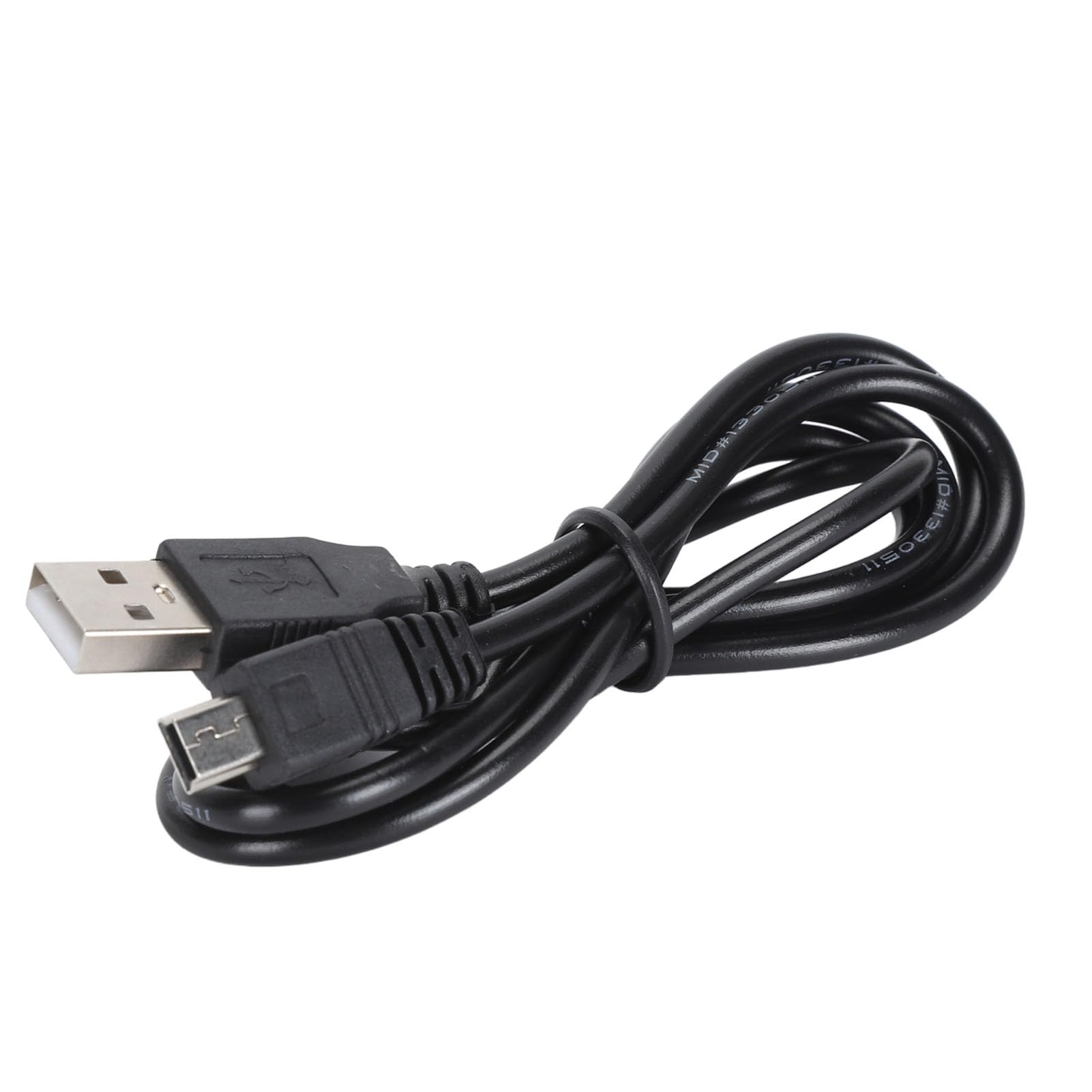 Dpofirs Lot de 10 Câbles de Chargement 1 M, Cordon de Chargement de Données Mini USB pour , Slim, Manettes PS Move, Téléphones, Appareils Photo Numériques, TI