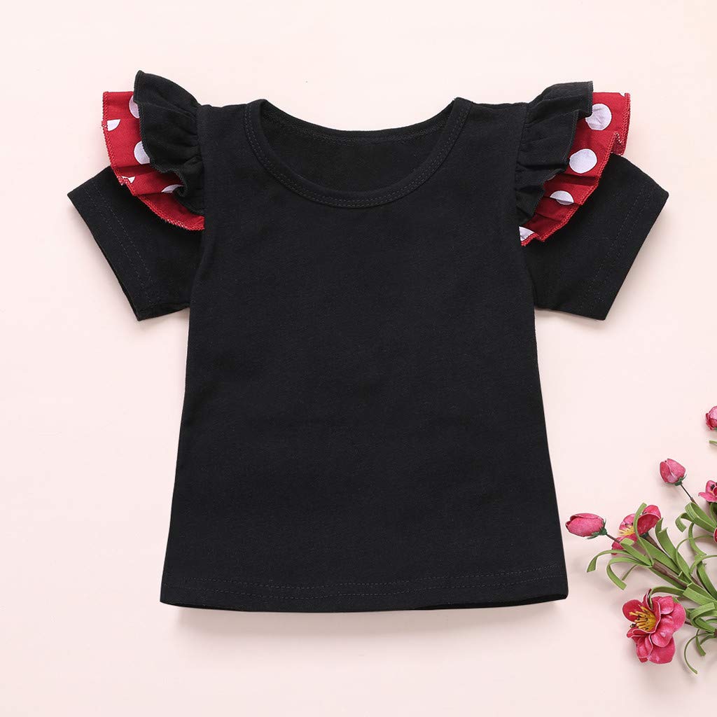 Verve Jelly Gonne per neonate Set Tuta per bambini Abiti pasquali Camicia a maniche corte + Gonna con reggicalze con fascia per la testa Abito estivo