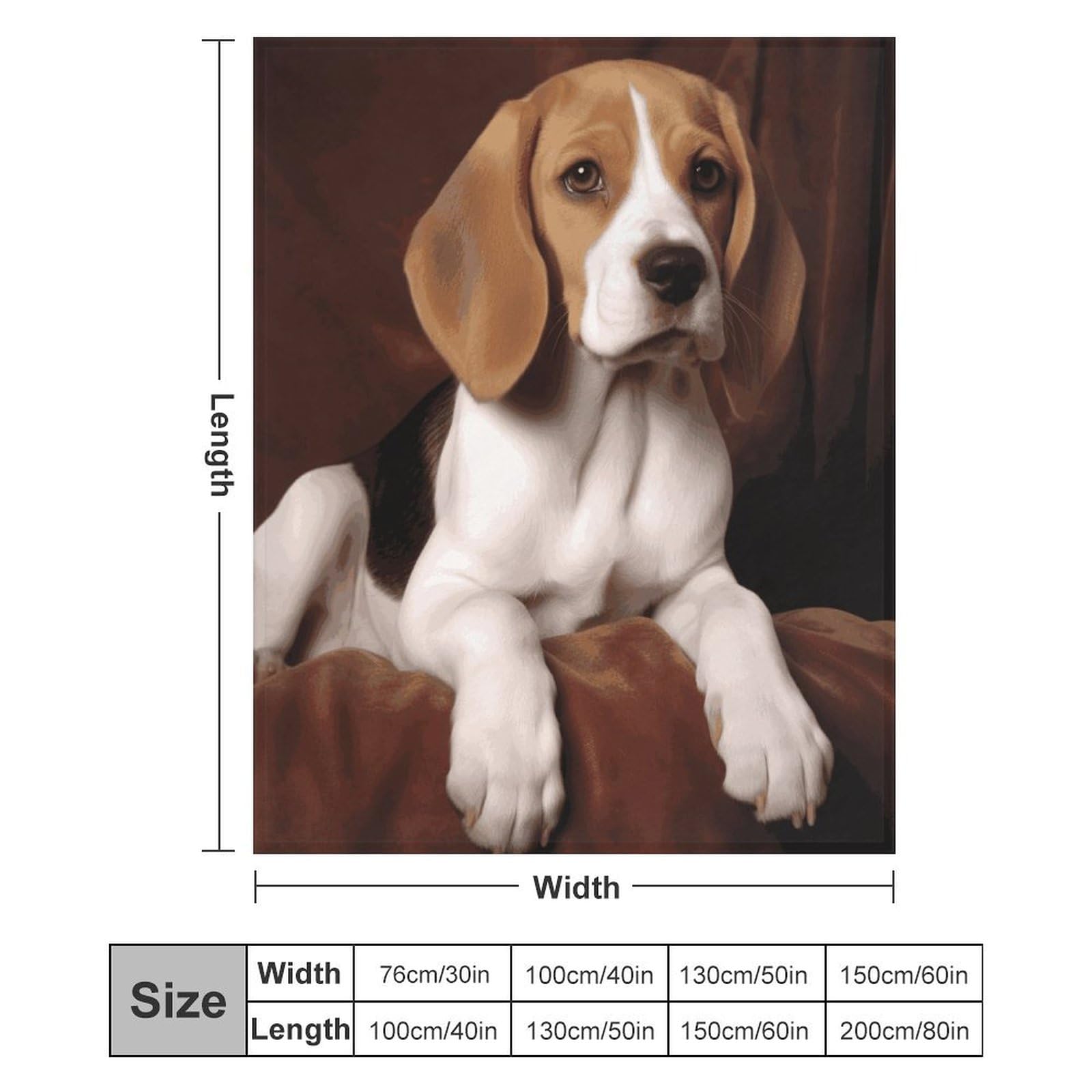 Weiche, gemütliche, weiche Decken für Damen, Überwurf, Bettdecke, Haustier, Hund, Beagle, warm, dekorativ, flauschige Decke für alle Jahreszeiten