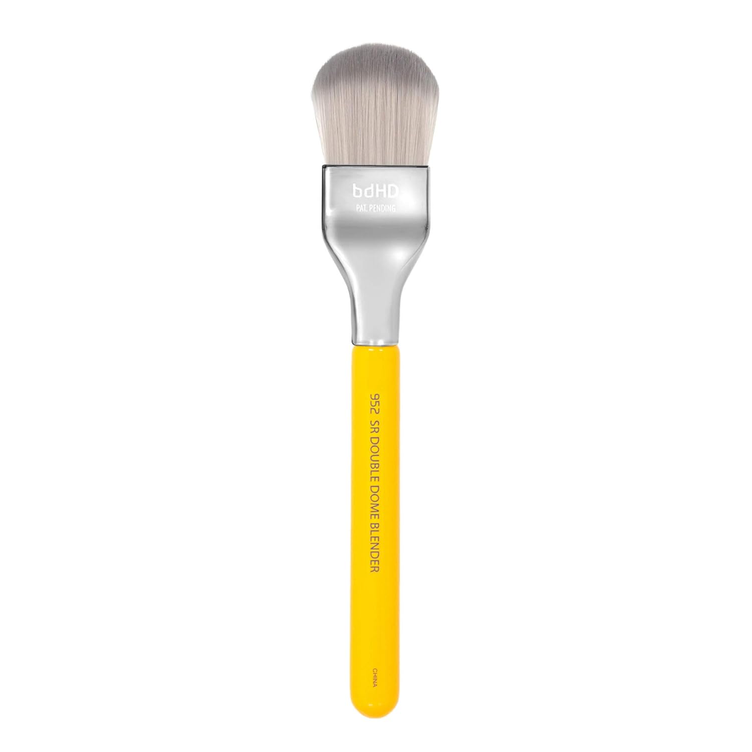 Bdellium Tools Professional Makeup Brush - Studio Series 952 Small Rounded Double Dome Blender - With Soft Synthetic Fibers, For Application & Blending (Yellow, 1pc) - Image 3