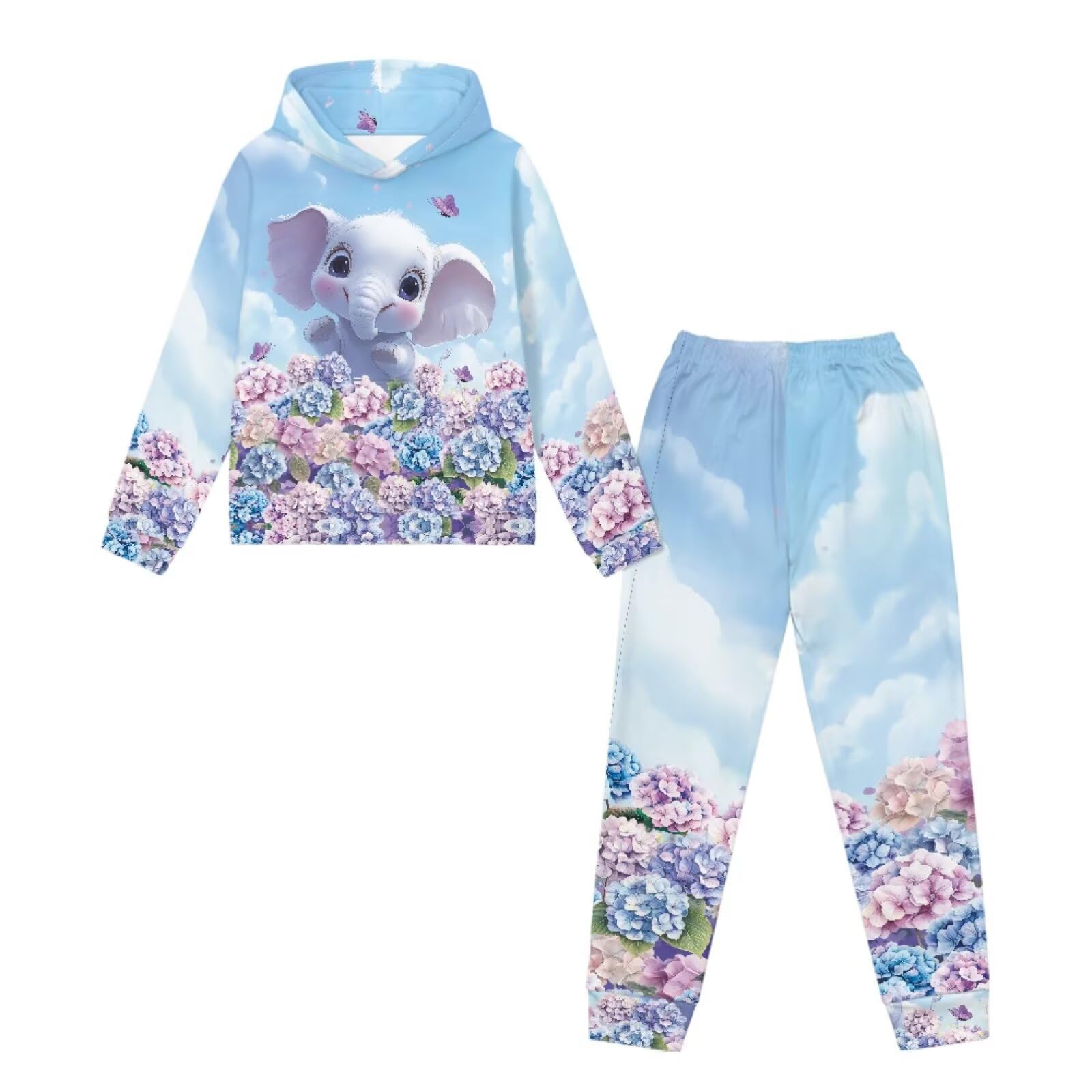 2 szt. zestaw strojów do biegania modny dres z długim rękawem sweter bluza spodnie dresowe jesień modny dres 5-12 lat