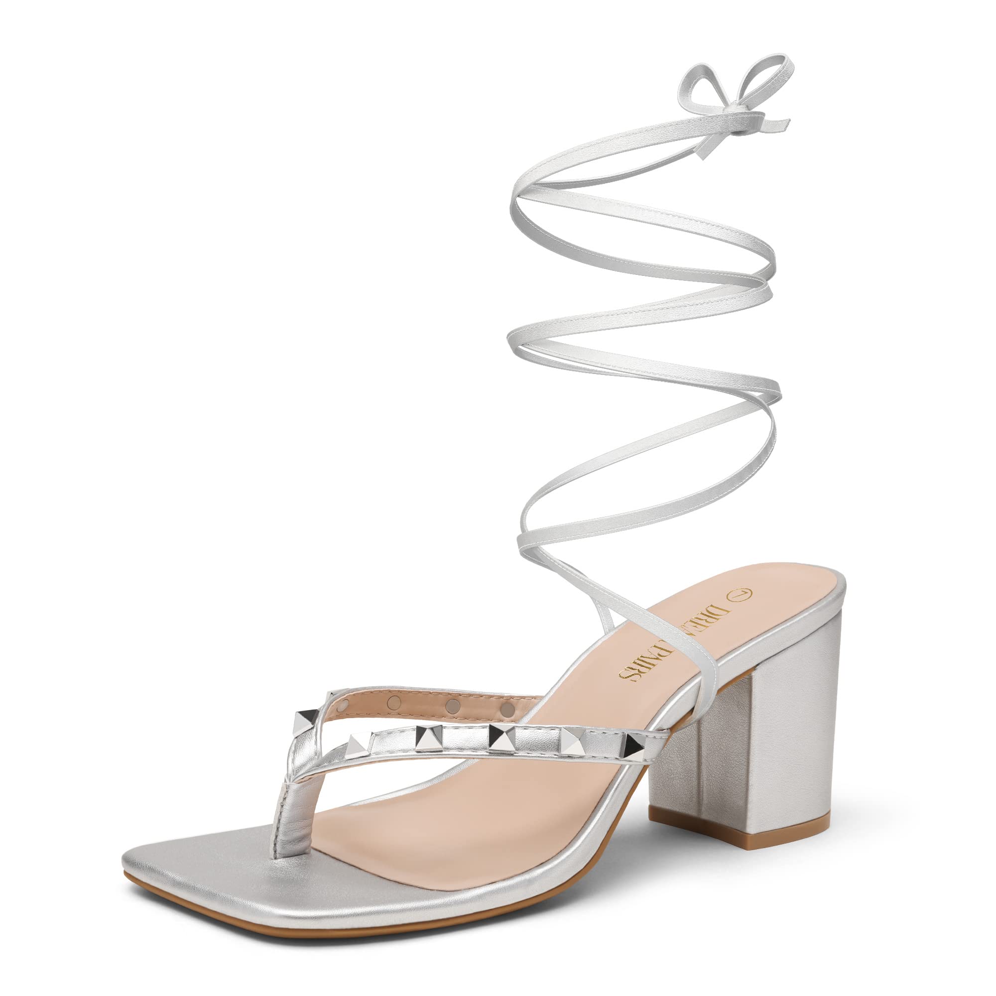 DREAM PAIRS Black Heels for Women Block Chunky Rhinestone Low Heels Open Toe Dress Pump Sandals Bridal Wedding Party Evening Prom Dance Shoes