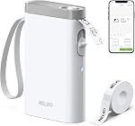 Machine à étiquettes Nelko avec ruban, imprimante d'étiquettes Bluetooth P21, créateurs d'étiquettes mini sans fil avec plusieurs modèles pour organiser bureau et maison, violet
