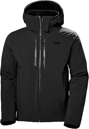 Helly Hansen LIFALOFT Insulated Ski Jacket - Men's Water-Resistant Winter Coat with Ski Pass Pocket