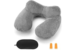 Inflatable Travel Pillow for Airplane Inflatable Neck Pillow for Airplane Travel