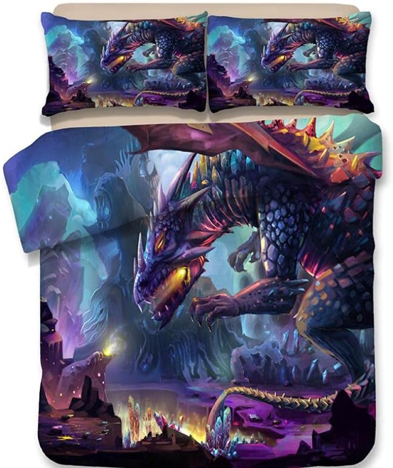 purple dinosaur bedding