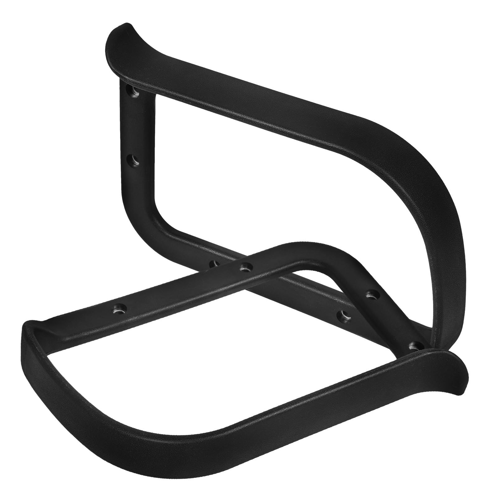 MAGICLULU Reposabrazos Sólidos y Resistentes Negro Ergonómicos de Plástico 2 Piezas para Silla Giratoria y Oficina Adecuado para Personas Mayores y Embarazadas