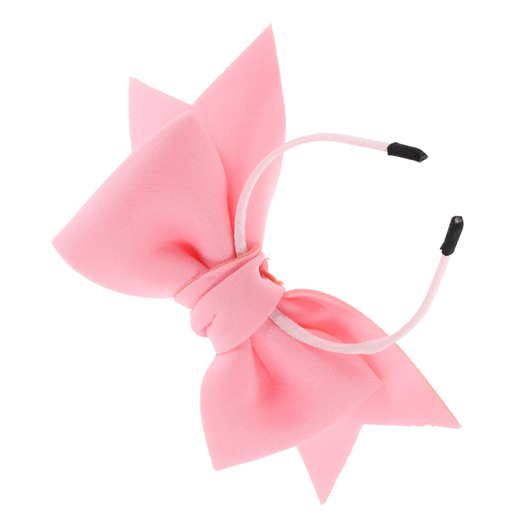 INOOMP Pink Cotton Bowknot Headband for Small Pets Lightweight and Portable Festival Accessory for Puppy Party and Carnival Decorations