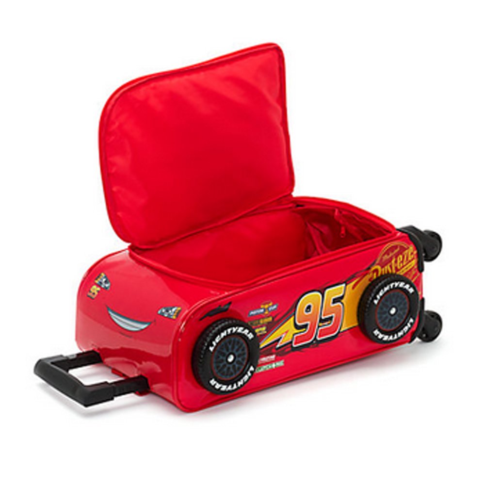 Official Disney Cars 3 Lightning McQueen Rolling Luggage Case Trolley