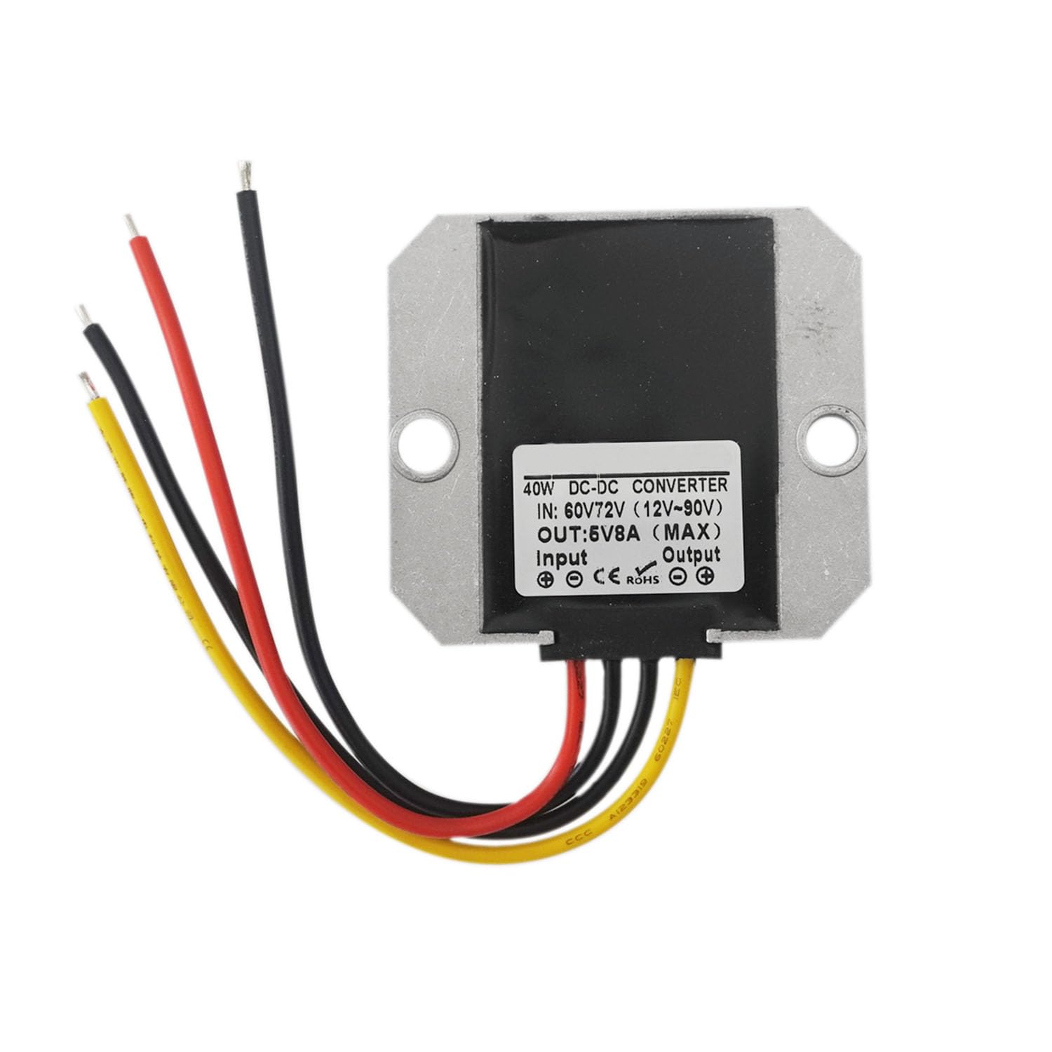 Convertitore DC-DC Buck da 12 V-90 V a 5 V 8 A 40 W, modulo volt Step Down impermeabile IP68, trasformatore di volt per sistema audio auto, navigatore di mappe automatiche, camper