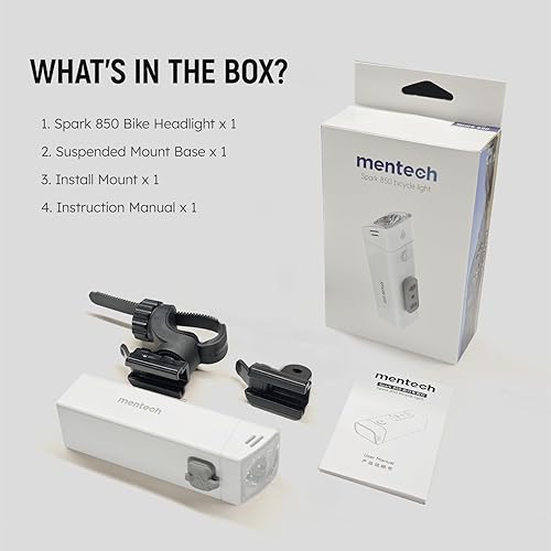 Miniatura 8 de Bike Lights, 2025 New Bike Lights for Night Riding with Side Glow, No-Glare, Rechargeable Bike Light USB-C, 5 Modes Bicycle Lights, IPX6 Waterproof