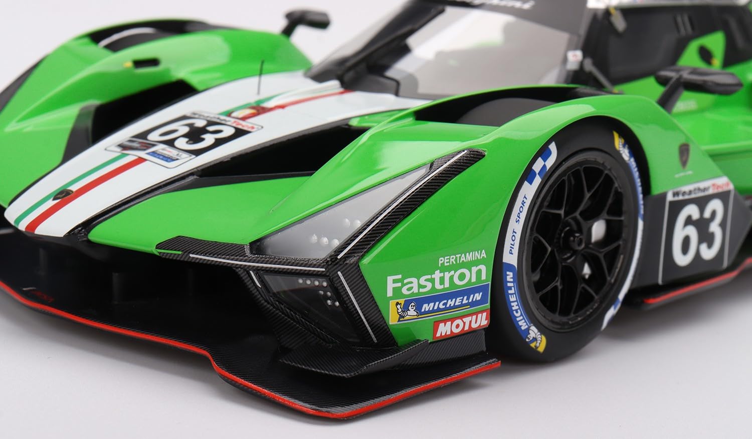 カーネリアン×マザオパ✧︎ファンカービング Amazon | TOP SPEED 1/18 ランボルギーニ SC63 IMSA セブリング