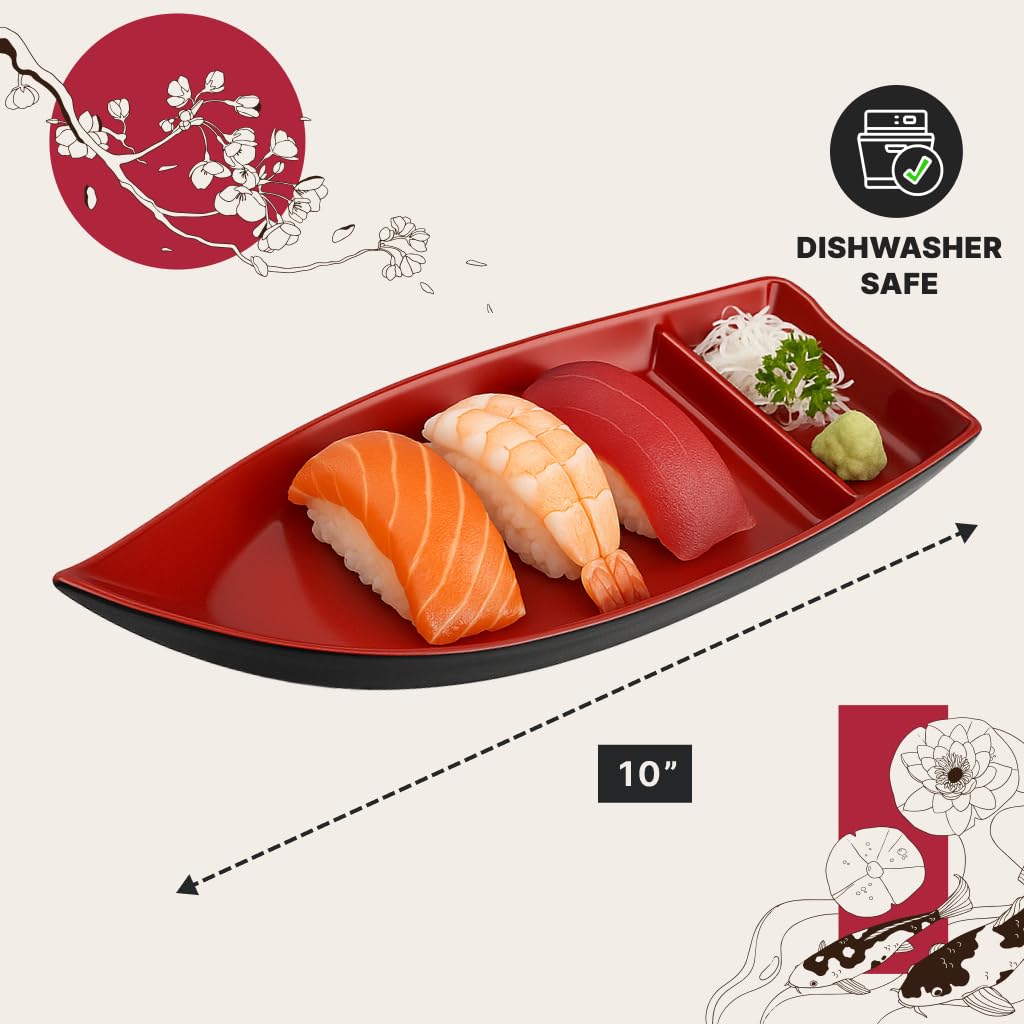おさしみ Amazon.com | JapanBargain 10 inch Sushi Boat Japanese Sashimi