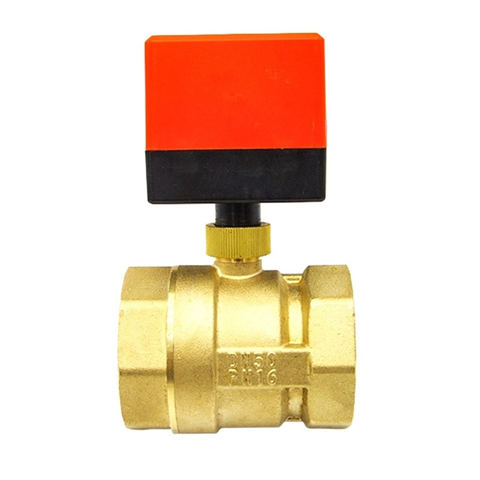 Vanne motorisée 12V DC DN50 avec contrôle précis à 3 fils pour automatisation hydraulique