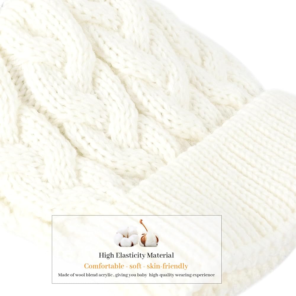 Amazon.com: DANMY Baby Beanie Hat, Infant Newborn Toddler Winter