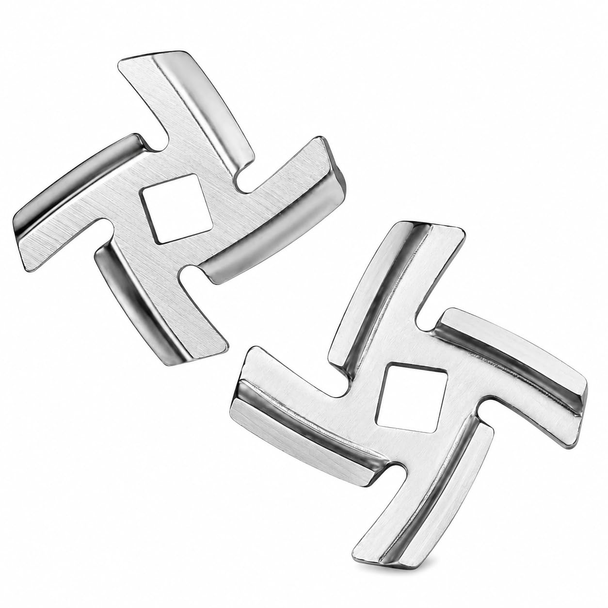 2 Pack Stainless Steel Meat Grinder Blade Replacement, Sharp 4 Blade Mincer Cutter, Universal Fit for Electric Meat Grinder & Food Processor, Rust Resistant Silver-picture-33
