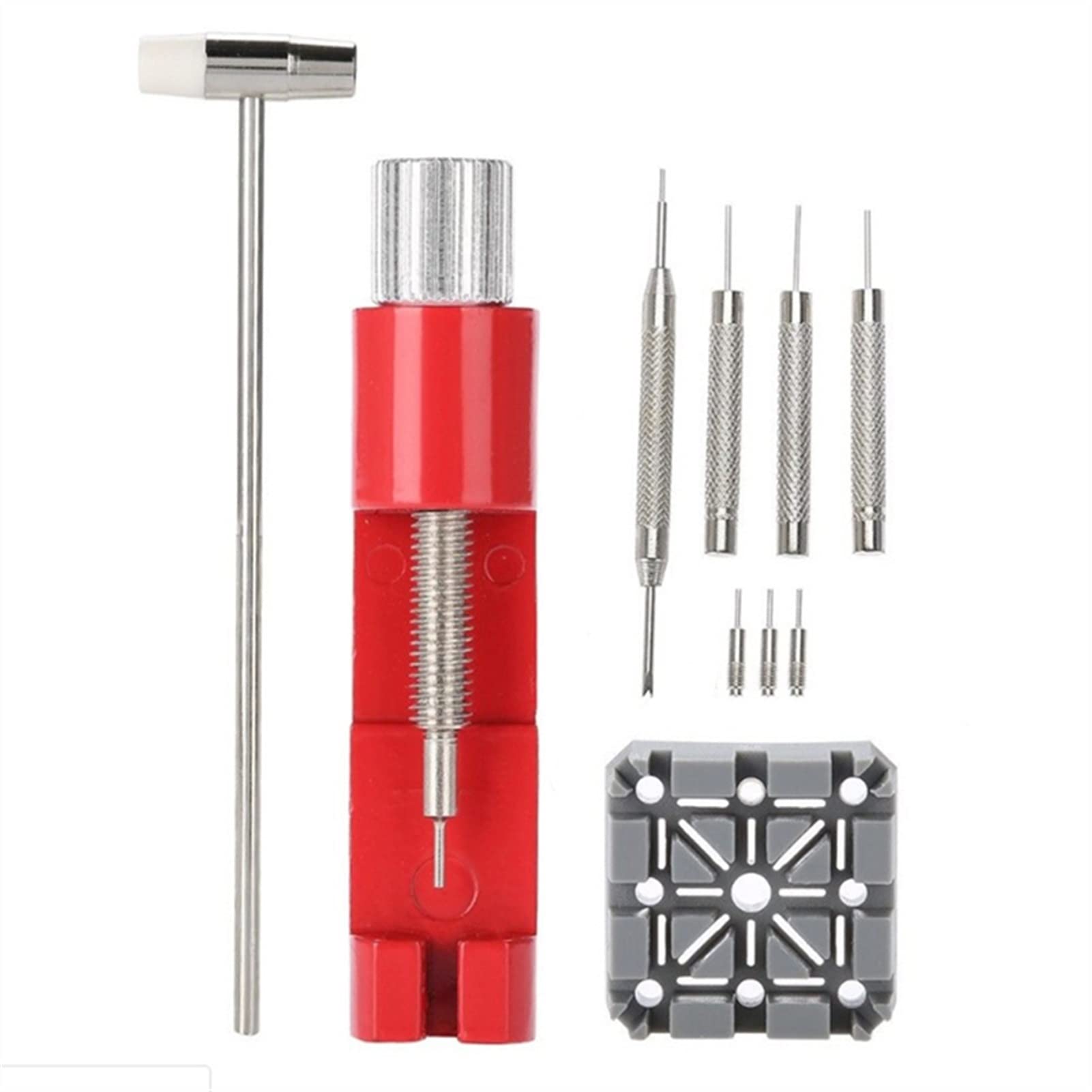 Ensemble d'outils de réparation de Montres 10 pièces/Ensemble， kit d'outils de réglage de goupille de chaîne de Bracelet ...，Set