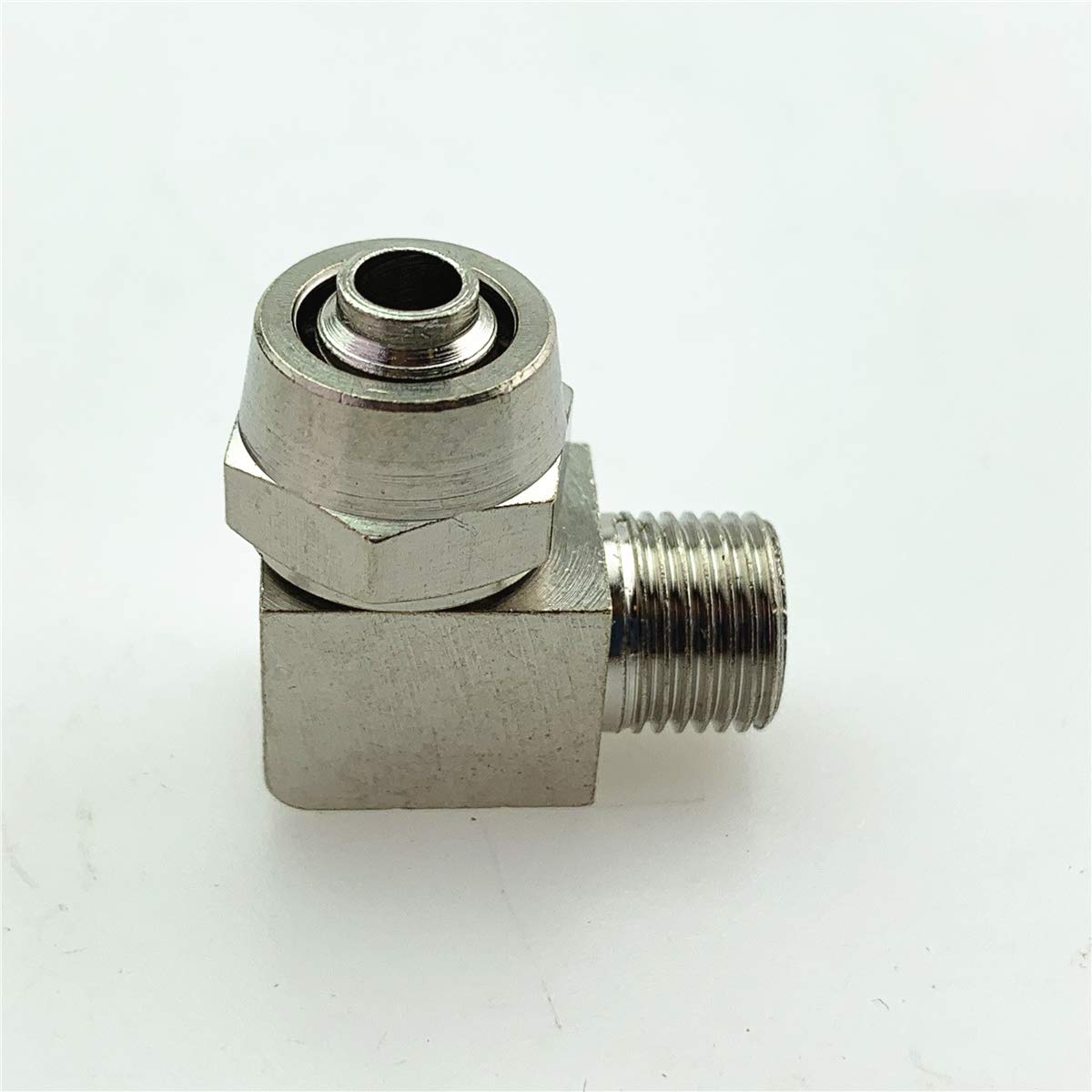Pneumatic Air Pipe Quick Pl8 Mm-02 Quick Screw Joint 90 Degree Right Angle 6-01 Elbow 10-03/12-04/4-m5 5pcs