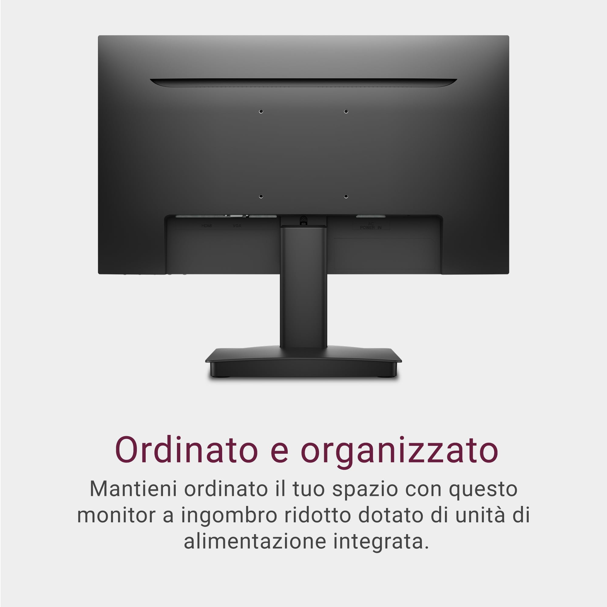 Dell 22 Monitor - SE2225HM, Full HD (1920x1080), 100Hz, VA, 5ms, VESA (100x100mm), HDMI, VGA, 3 Anni di Garanzia, Nero