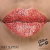 BEAUTYBLVD Glitter Lips | Glitter Lip Kit | Waterproof & Smudge Proof | Long Lasting | Cruelty Free (Ruby Slippers)