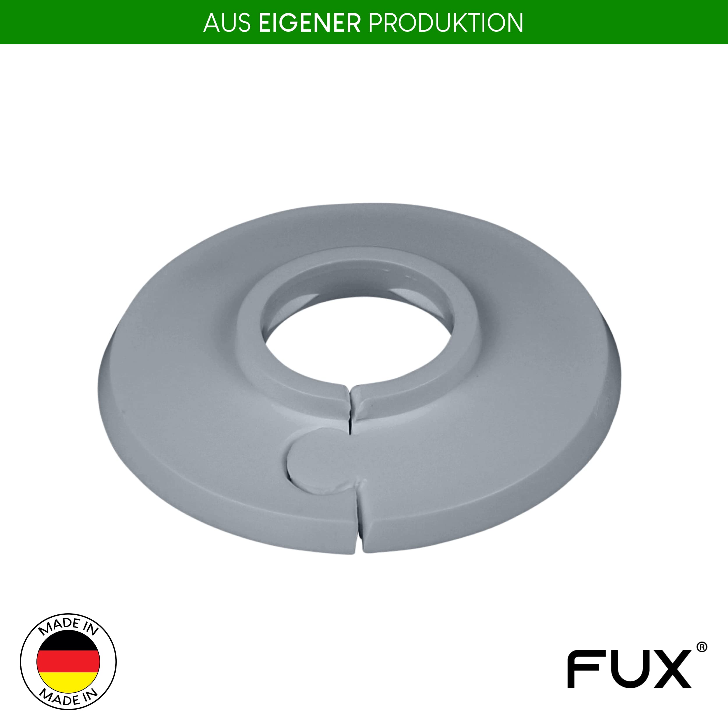 Rosette Copritubo Termosifone Pieghevoli - Per Diametri 8-22mm, Plastica Cromata, Confezione Da 8 - Foto 13