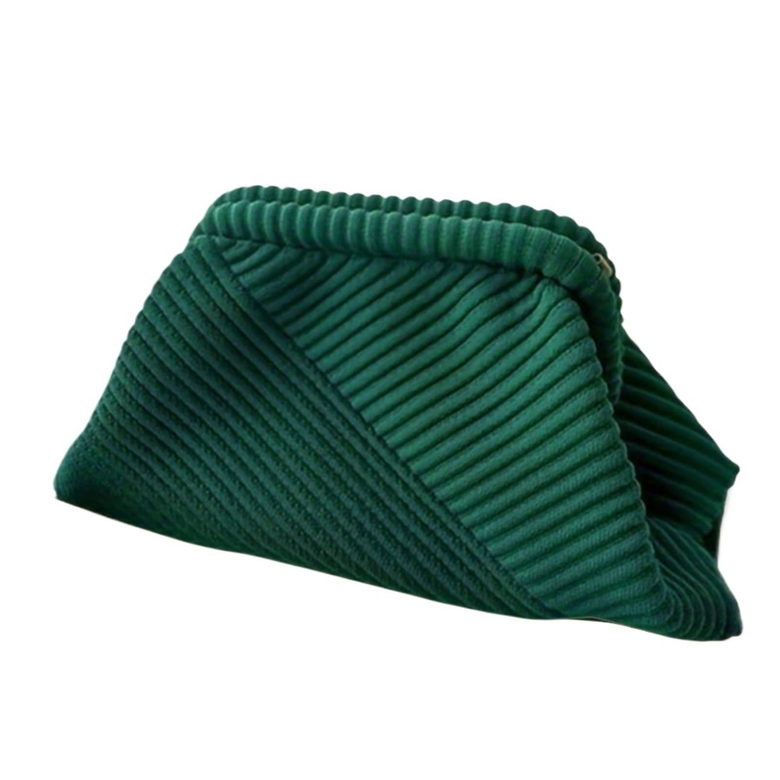 Pochette da sera donna Borsa in velluto a coste a tracolla morbida di grande capacità a elegante a alla moda per Cerimonie, Matrimoni