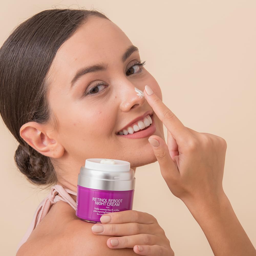 Youth Lab Retinol Reboot Night Cream – Crema de Noche con Retinol y Niacinamida – Reduce Arrugas y Líneas de Expresión – Renovación Celular y Piel Más Firme y Luminosa – 30 ml