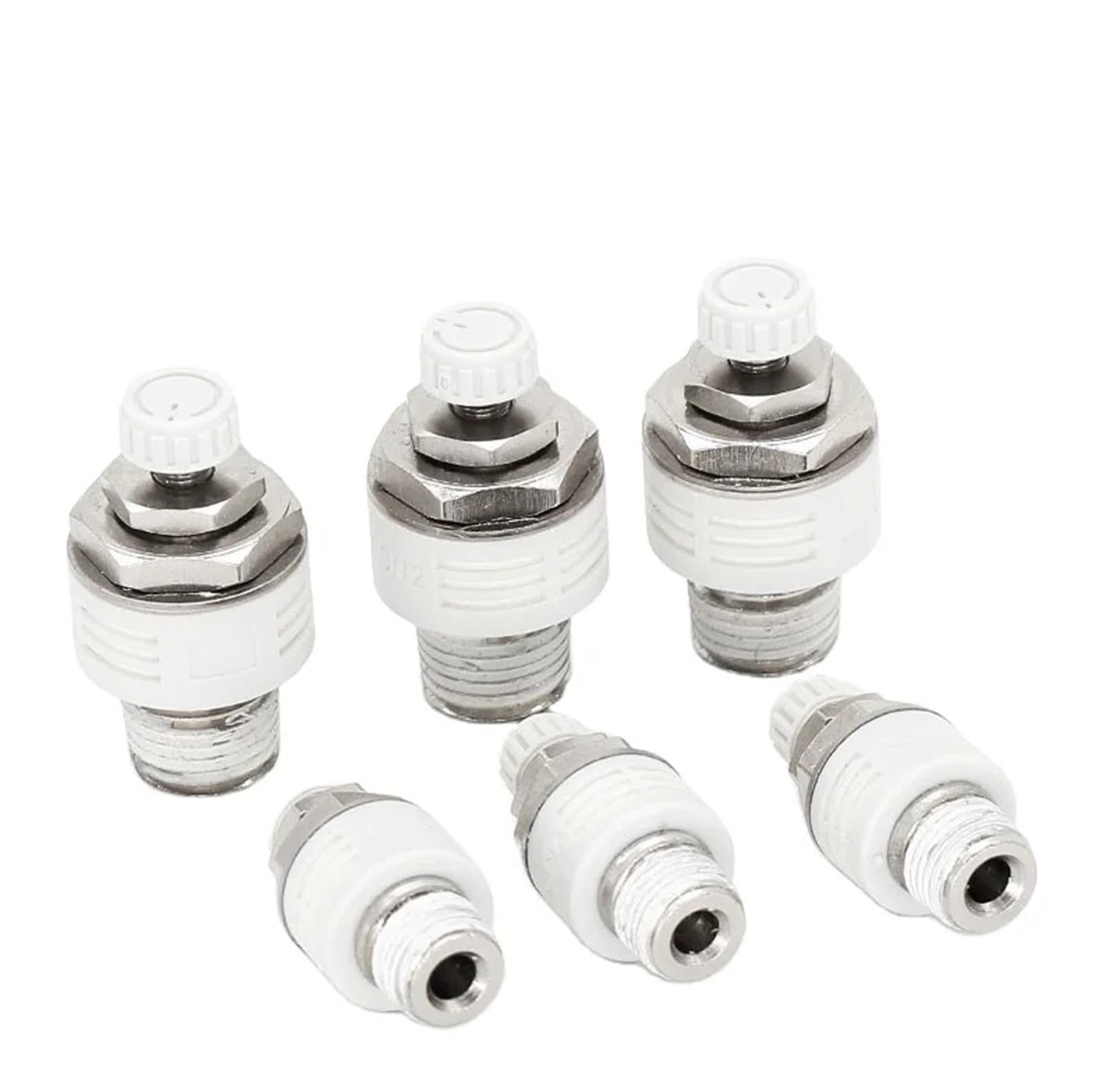 Silencieux plastique ASN2 réglable pour stabiliser la vitesse du vérin pneumatique