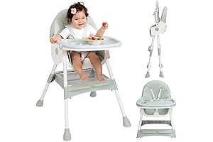 Multifunctional Foldable Baby High Chair for Dining
