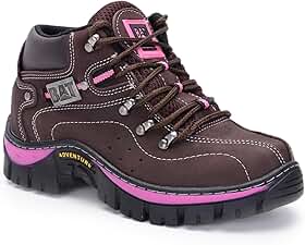 Bota Adventure Feminina Couro Legítimo Confortável