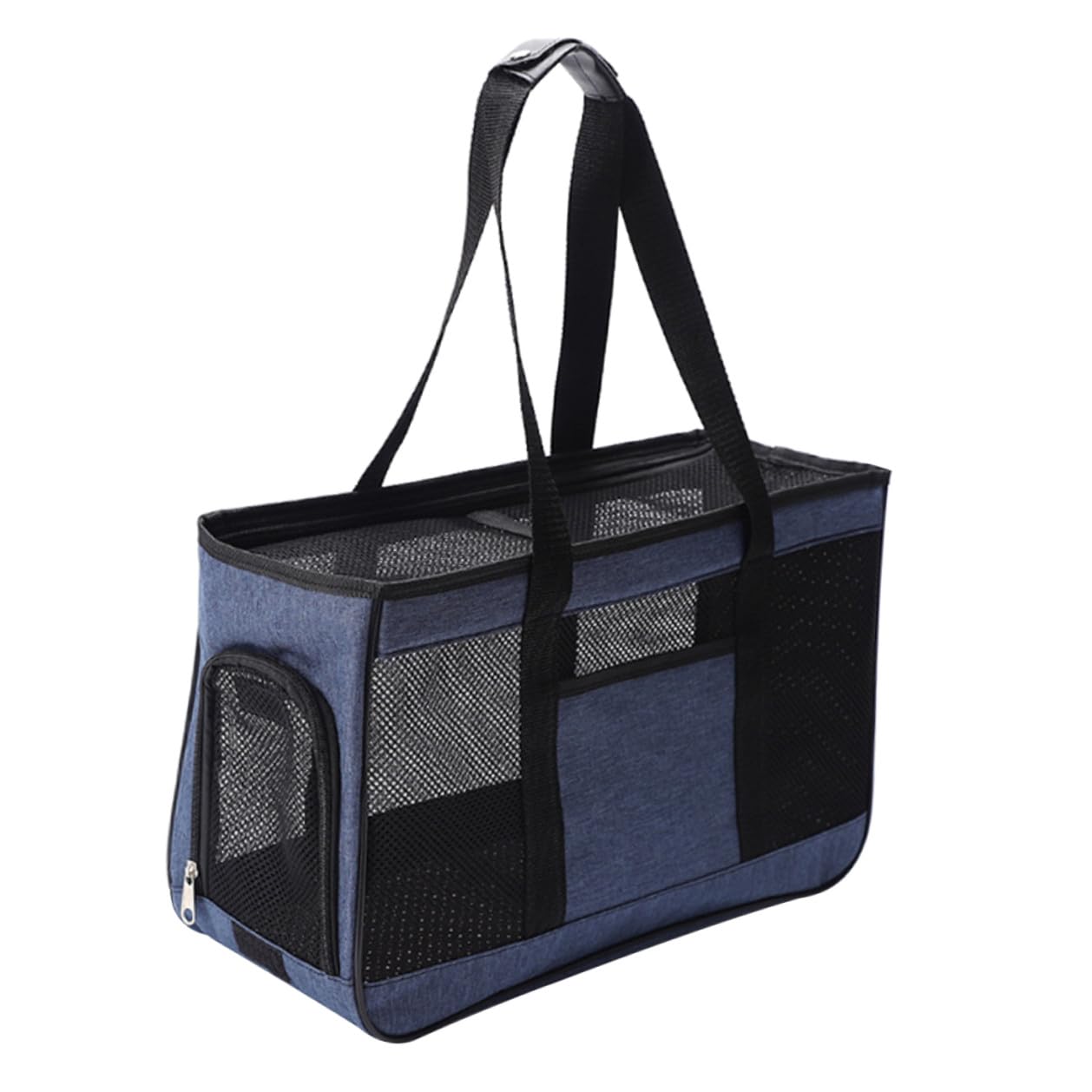 Paquet de transport respirant bleu grand format pour chiens et chats