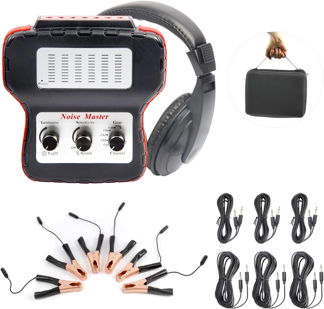 Chassis Ears Automotive Electronic Stethoscope 6 Channel